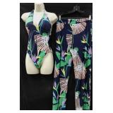 Sz 10 Trina Turk Swimsuit & Cover Up Pants