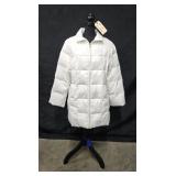 Alaska Frontier White Puffer Coat