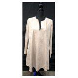 Med BCBGMAXAZRIA Beritt Pale Pink Faux Suede