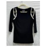 Sz 10 NWTJ oseph Ribkoffï¿½ Black Quarter Sleeved
