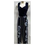 Sz 10 Joseph Ribkoffï¿½ Navy Blue Sweetheart Top