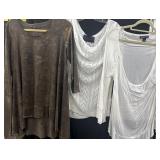 (3) Sz S/10 Long Sleeve Blouses