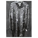 Sz XL Unique Leather Studio Leaf Jacket