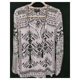Sz MD Hale Bob Silk Blouse