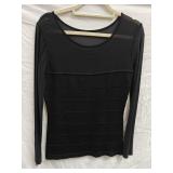 Black mesh Top no size
