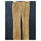 Sz 10 Skotts Suede Wide Leg Pants