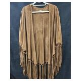 Reba Leather Fridge Shawl