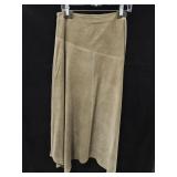Sz 6 Province D'amour Suede Skirt