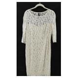 Sz LG Elana Kattan Lace Dress