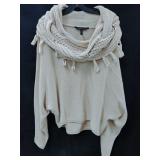 Sz MD BCBG Maxazria Cowl Sweater Top