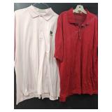 (2) Sz XL Fairway Green Mens Polos