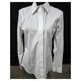 Sz 12 Alex Marie Button-down Blouse w/ Golden