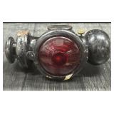 Antique Ford Model T Kerosene Oil Lamp Red Lens