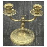 85.5" Solid Brass Two-Arm Candelabra