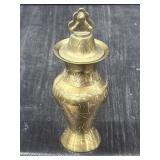 7.25" Brass Lidded Vase/Urn