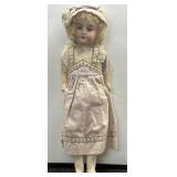 Antique Bisque Porcelain Doll 16" Tall