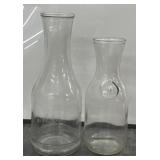 (2) Farmhouse Paul Masson Carafes