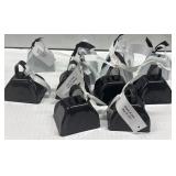 Black & White Cowbells Wedding Favors