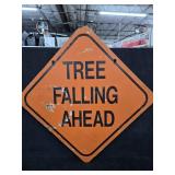 24"ï¿½24" TREE FALLING Highway Sign