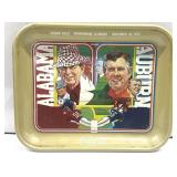 Alabama vs Auburn Coca Cola Tray Bear Bryant Shug