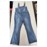 Sz 2XL Wax Jean Light Wash Denim Overalls