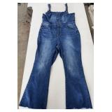 Sz 2XL Wax Jean Denim Overalls