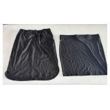 (2) Sz XL Black Skirts
