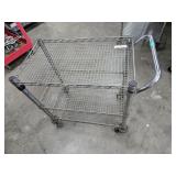 Metal Utility Cart 30x18x33
