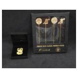 CARNIVAL CRUISE 50th Swizzle Sticks & Ship Lapel