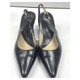 Sz 8W Donna Lawrence Slingback Pumps