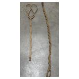 (2) VTG Rug Beaters 28" & 36"