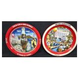 (2) 1982 Coca-Cola Trays