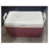 52 QT Red/White Igloo Chest Cooler
