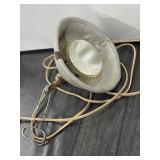 Vintage Leviton Industrial Clamp Lamp