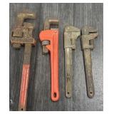 (4) Pipe Wrenches