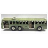 Antique Wooden Green Trolley Bus