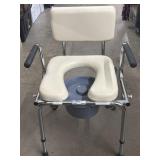 Guardian Drop Arm Commode with Padded Seat and