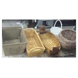 (4) Assorted Baskets