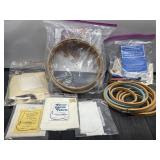 Various Wooden Embroidery Hoops, Stitch Fabric &