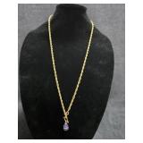 Vintage Joan Rivers Gold-tone Rope Chain n