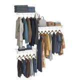 ClosetMaid ShelfTrack 5 ft.8 ft. Adjustable Closet