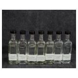 (6) Small 5" Miniature Bottles w/Screw Lids