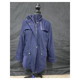 Sz Med Macintosh Blue Suede Coat
