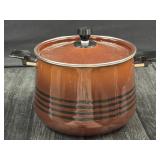 VTG West Bend Scandia Bean Crock Pot Lid Side