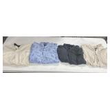 (4) Sz 2XL-3XL Long Sleeve Button Up Shirts