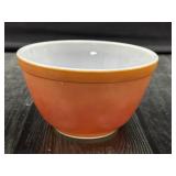 VTG Pyrex #401 Flame-Glo Red Orange Ombre