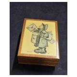 Vintage Hummel "The Postman" Music Box with a