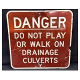 18"x18" Danger Sign
