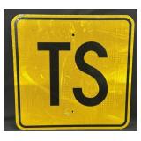 18"x18" Reflective TS Sign