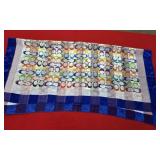 COACH Signature Logo Colorful Silk Scarf